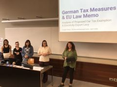 Presentation of legal memos with the 2nd year students of the Executive Master in EU Studies